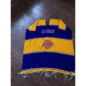 Los Angeles Lakers Poncho Mens NBA Basketball 40x36 ONE SIZE